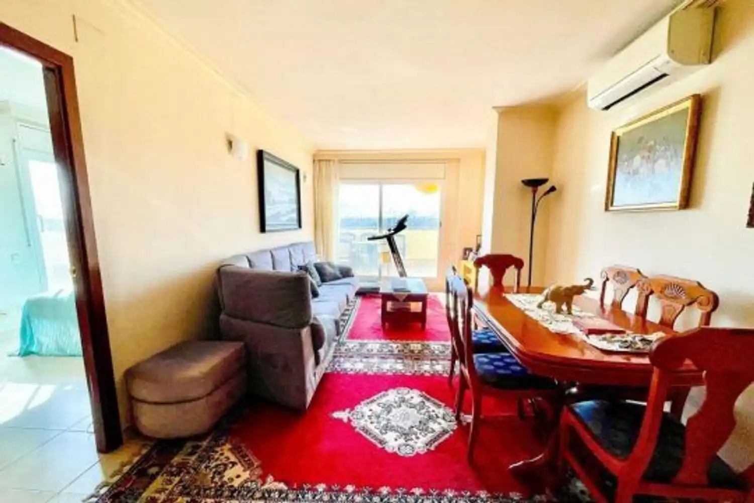 Living room of Flat for sale in Figueres  with Air Conditioner and Terrace