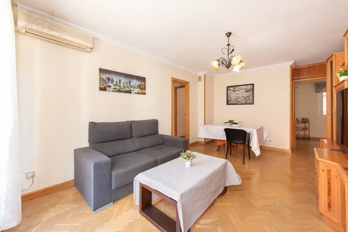 Wohnzimmer von Wohnung zum Verkauf in San Sebastián de los Reyes mit Klimaanlage, Heizung und Terrasse
