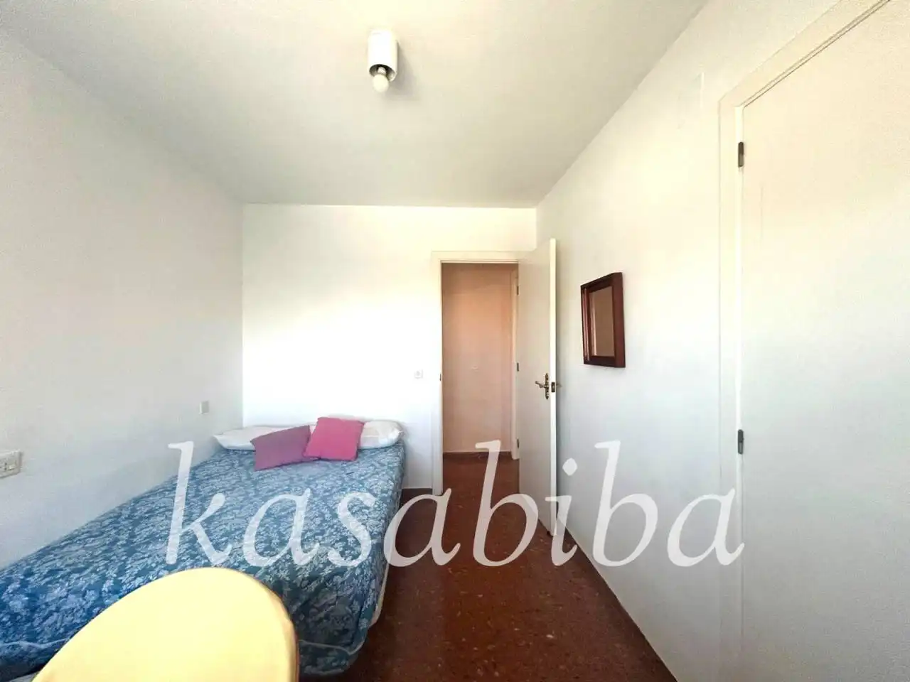 Bedroom of Flat for rent in Valencia  with Heating, Furnished and Balcony