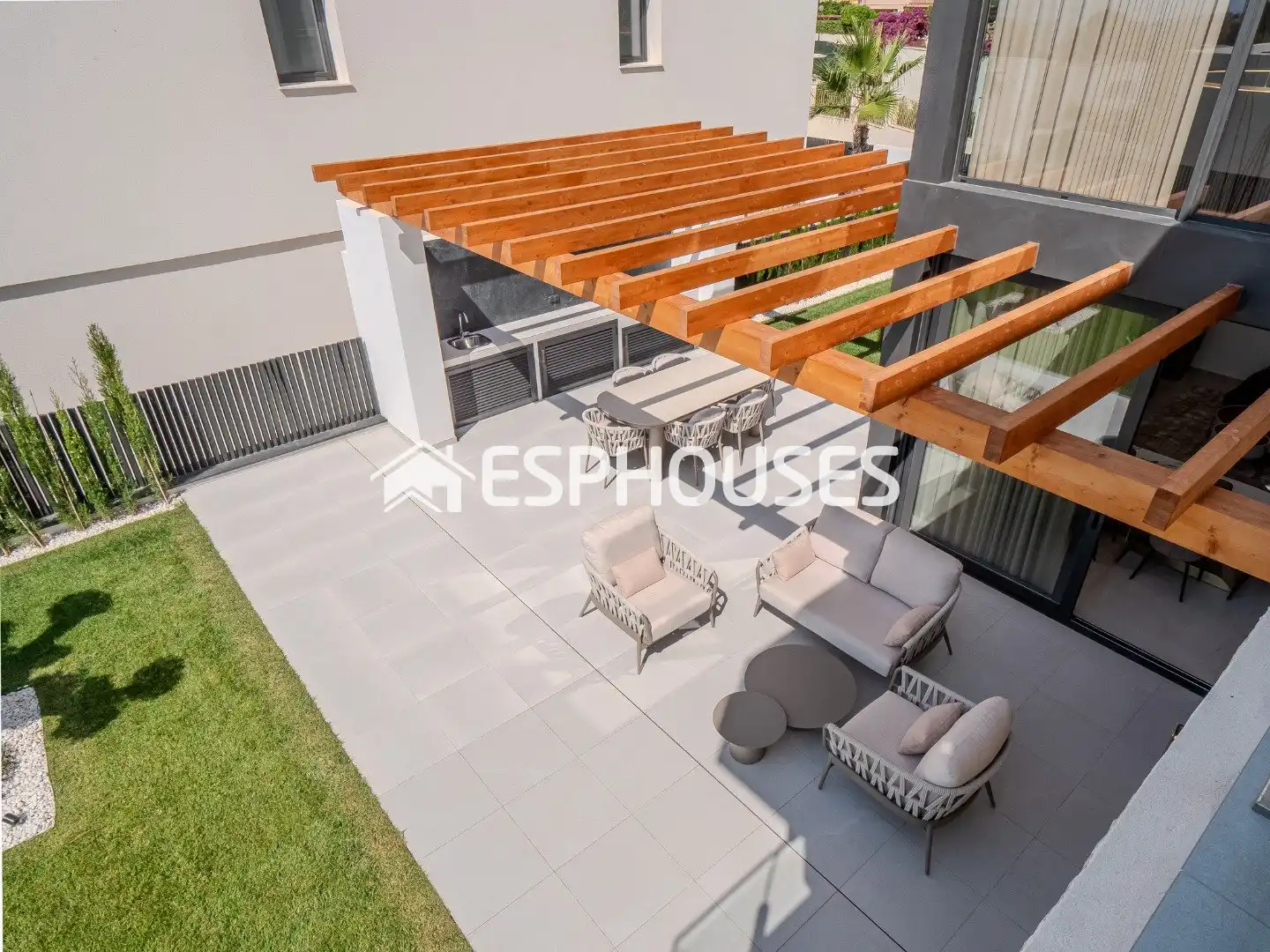 Terrace of Houses for sale in Finestrat  with Air Conditioner, Terrace and Swimming Pool