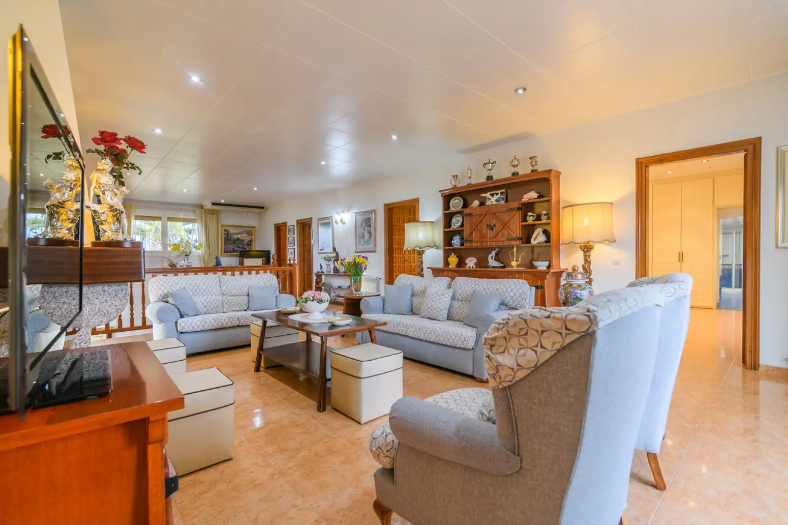 Sala de estar de Casa o chalet en venta en Viladecans con Balcón