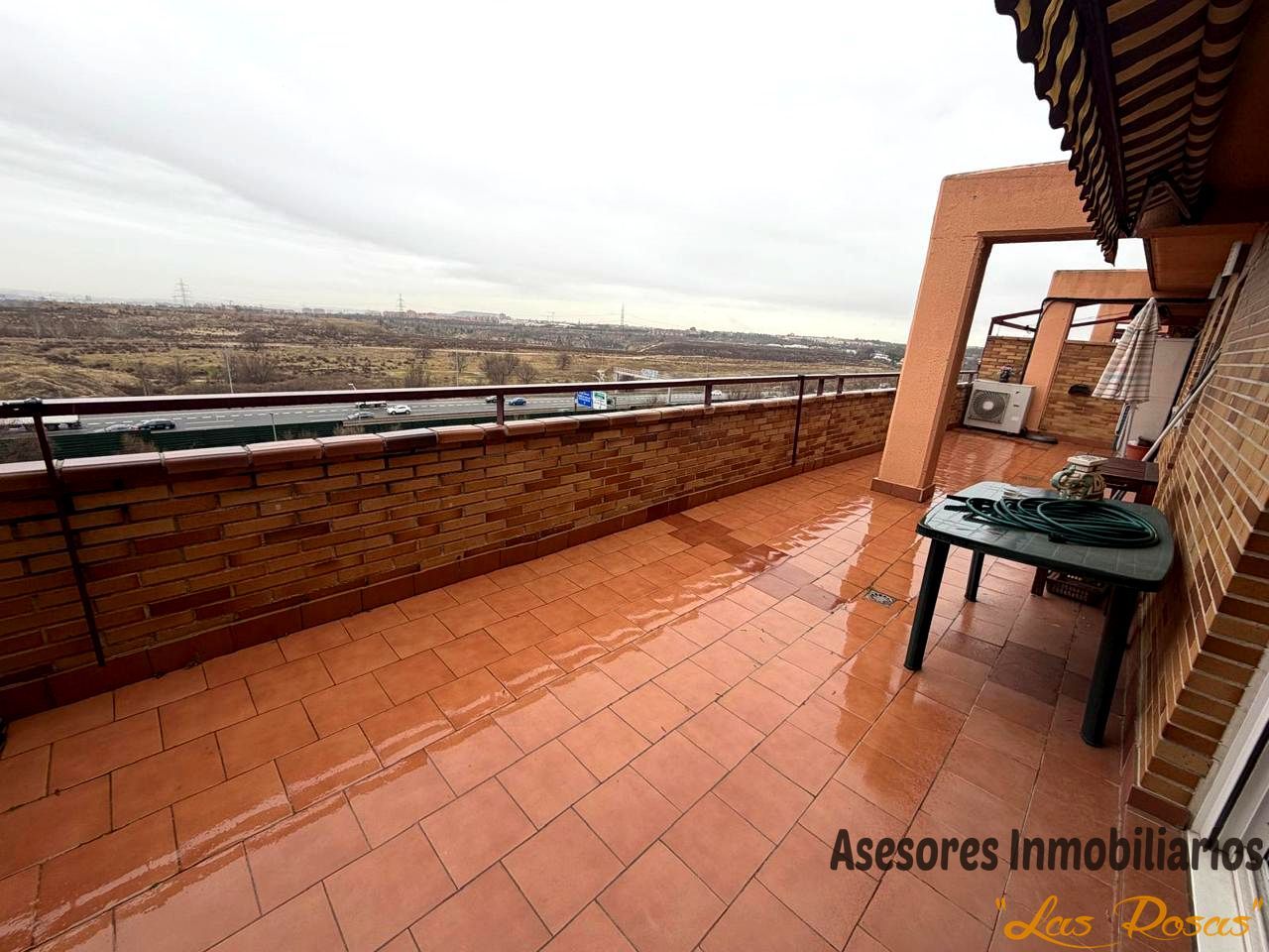 Terraza de Piso de alquiler en  Madrid Capital con Aire acondicionado, Calefacción y Parquet
