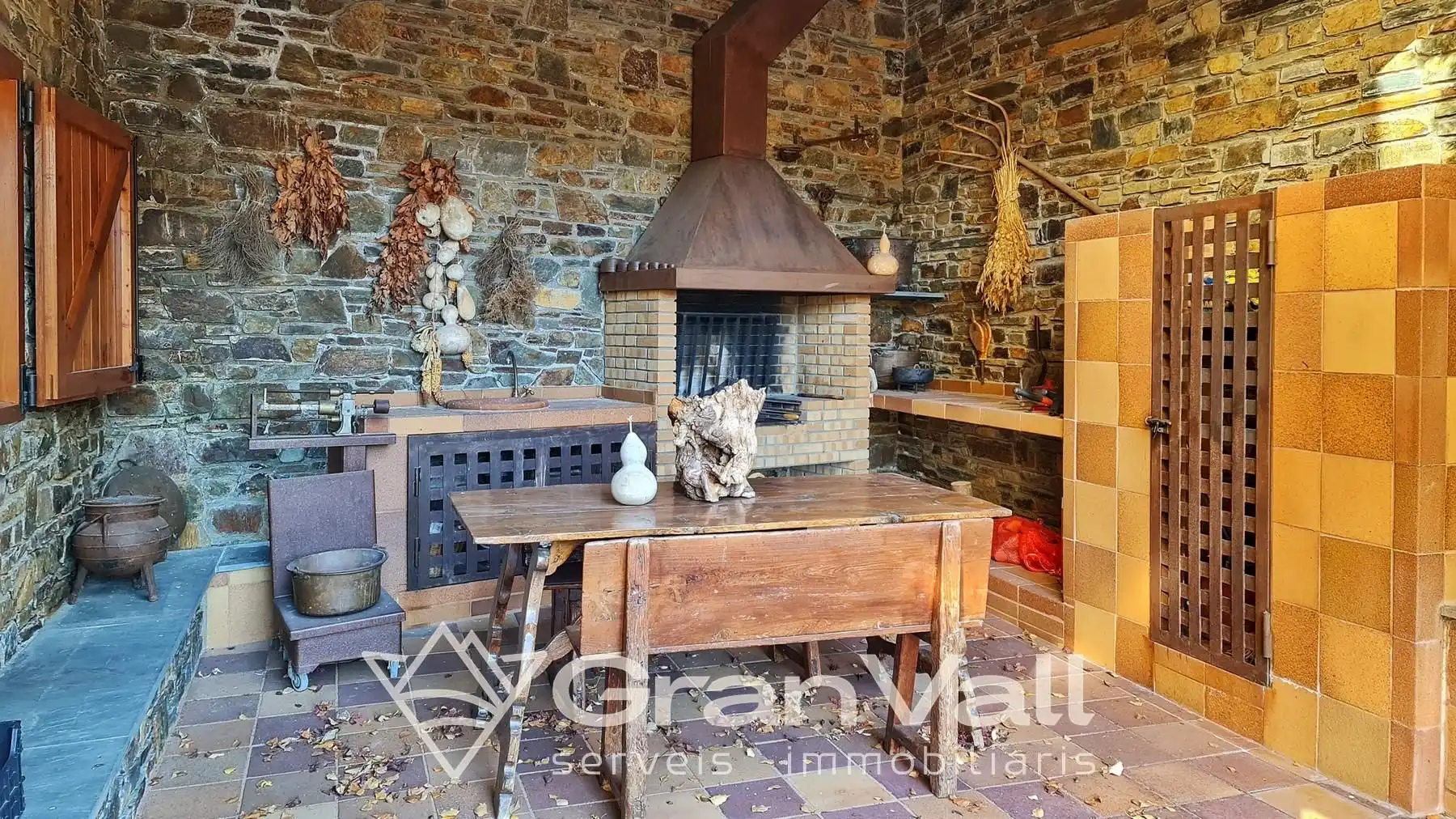 Cocina de Casa o chalet en venta en Prullans con Calefacción, Jardín privado y Parquet