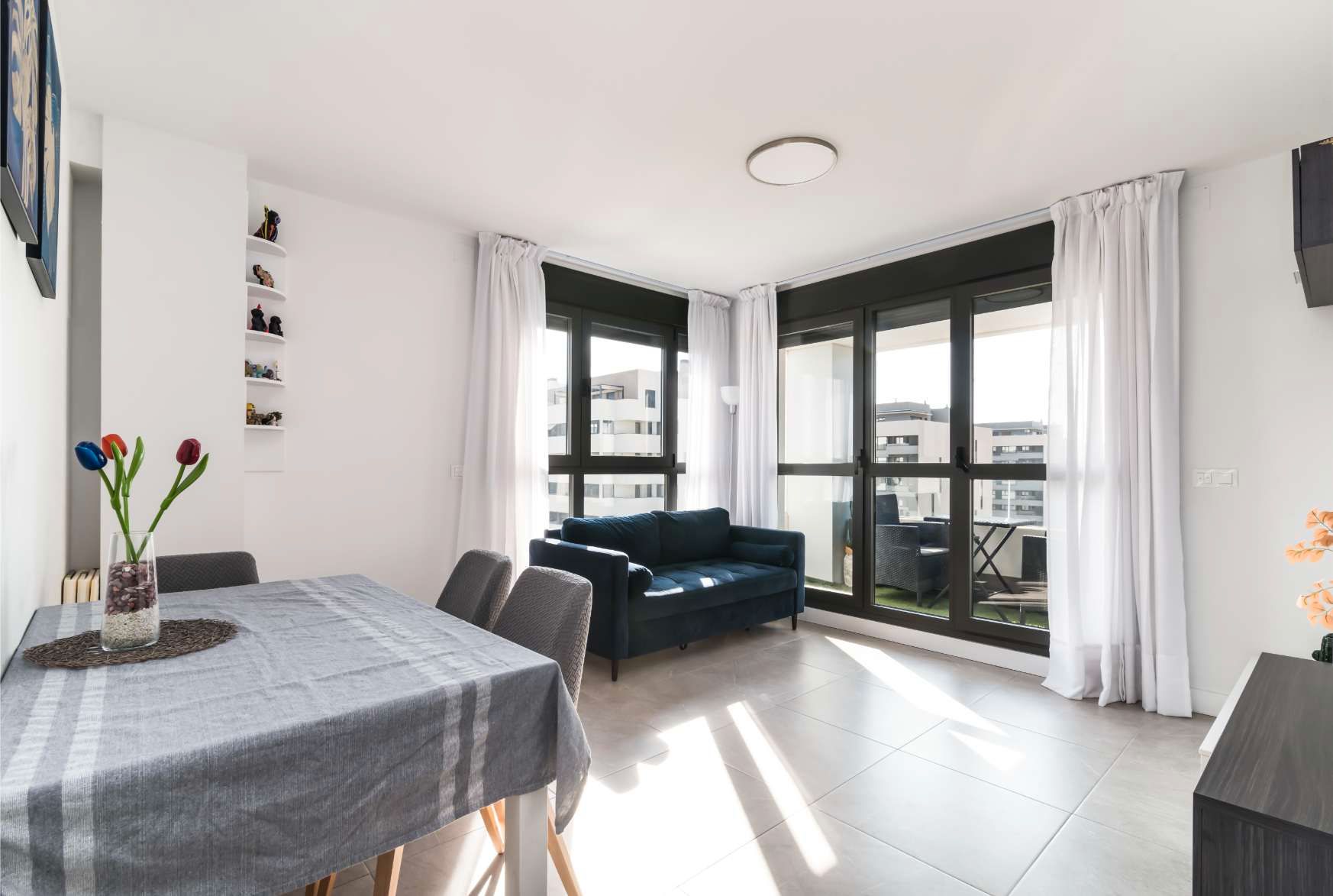 Exterior view of Flat for sale in  Madrid Capital  with Air Conditioner, Heating and Terrace