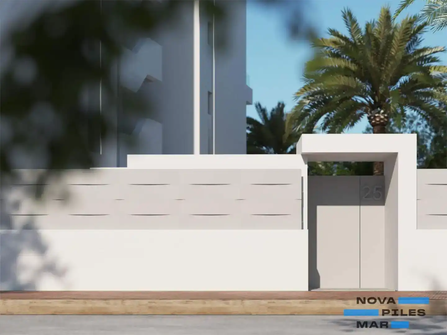 Vista exterior de Pis en venda en Piles amb Aire condicionat, Piscina i Balcó