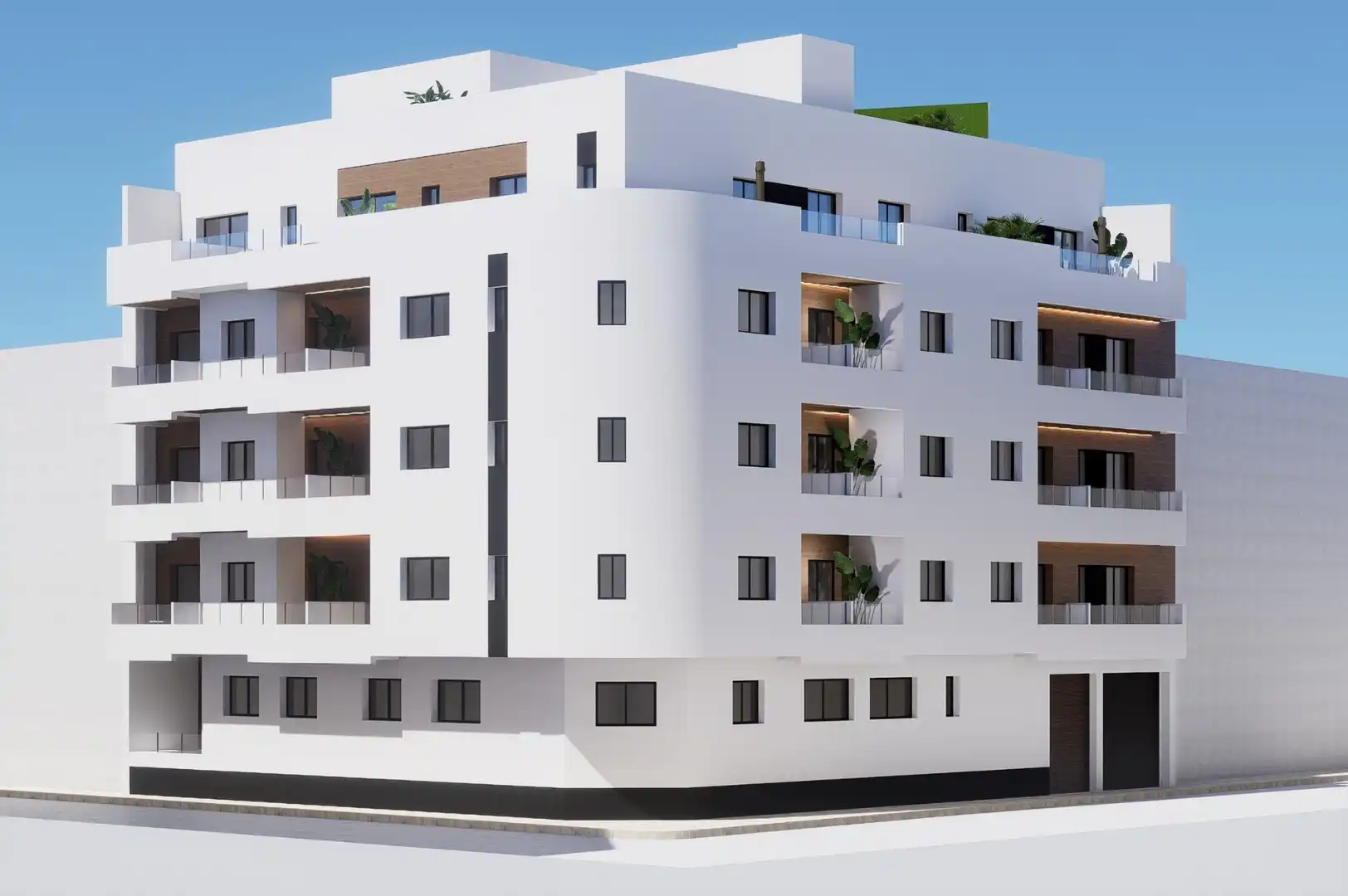 Außenansicht von Erdgeschoss zum Verkauf in Torrevieja mit Terrasse