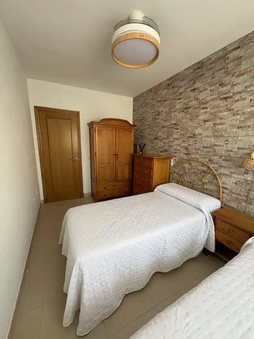 Schlafzimmer von Wohnung zur Miete in Carboneras mit Klimaanlage, Schwimmbad und Möbliert