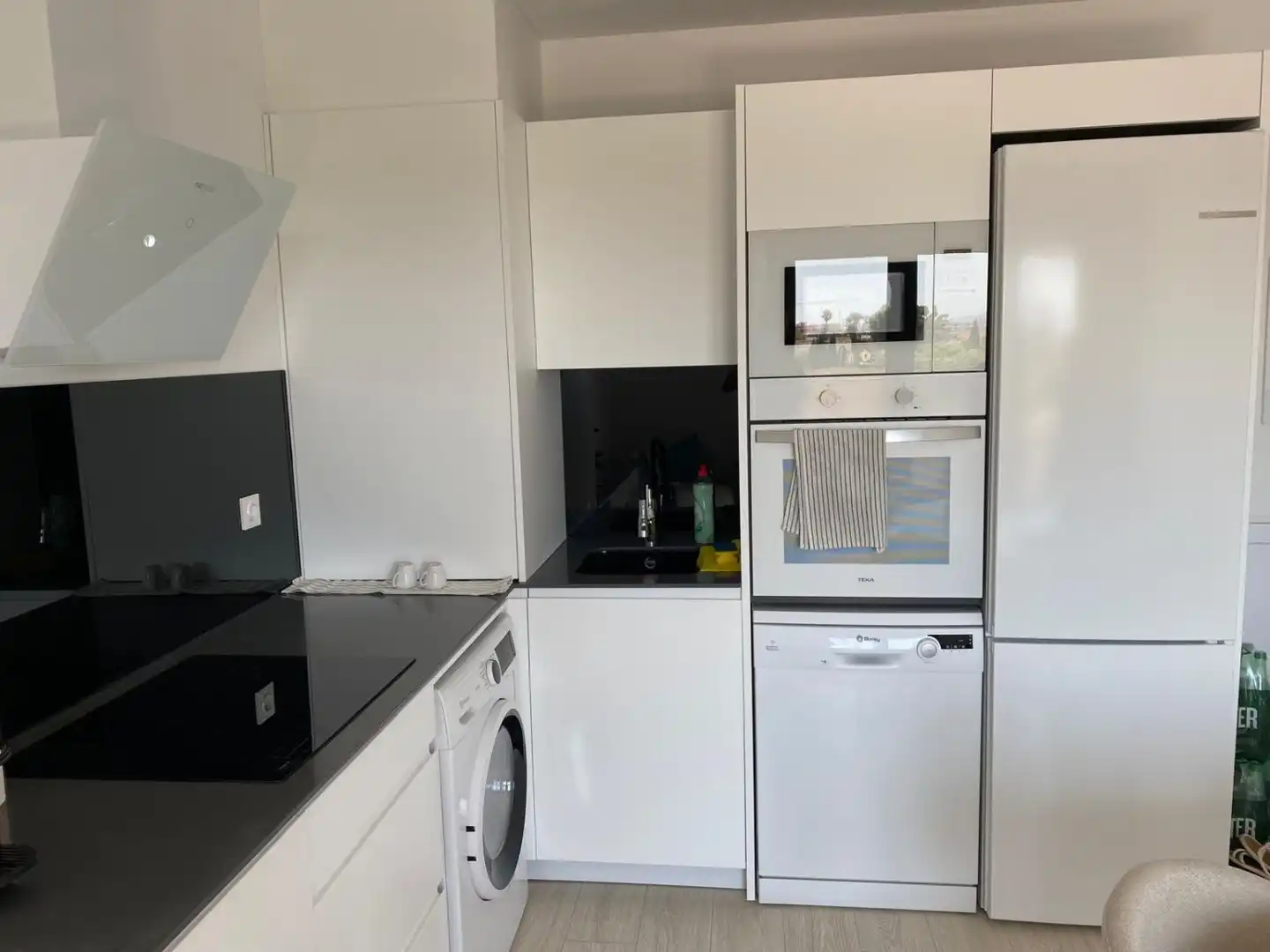 Cocina de Piso de alquiler en Sant Joan d'Alacant con Aire acondicionado, Terraza y Trastero
