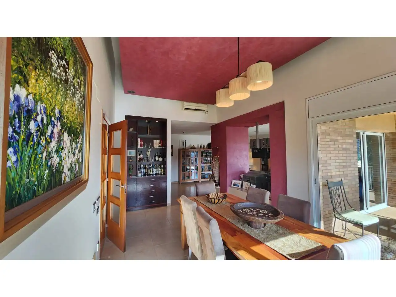 Dining room of Houses for sale in Sabadell  with Air Conditioner, Heating and Private garden