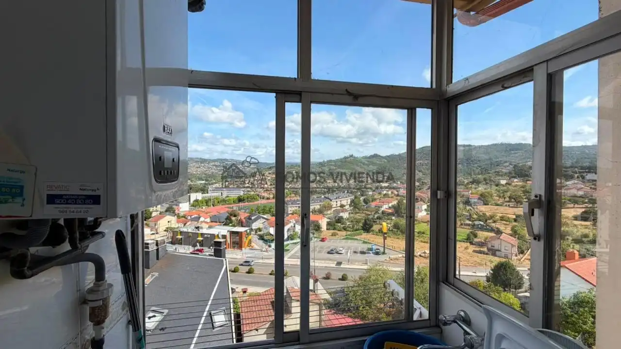 Balcony of Flat for rent in Ourense Capital   with Heating and Furnished
