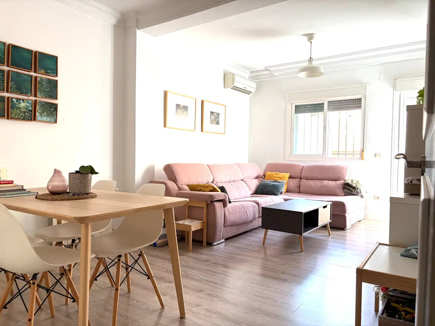 Sala de estar de Casa o chalet en venta en Plasencia con Aire acondicionado, Calefacción y Terraza