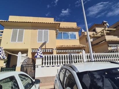 Exterior view of Single-family semi-detached for sale in Santa Pola  with Air Conditioner, Terrace and Balcony