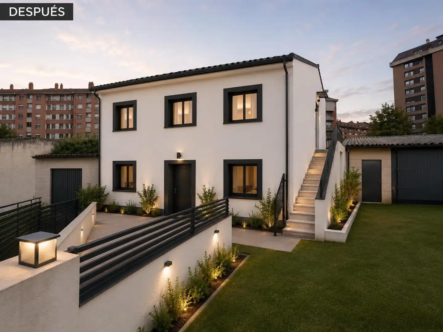 Vista exterior de Casa o chalet en venta en Oviedo 