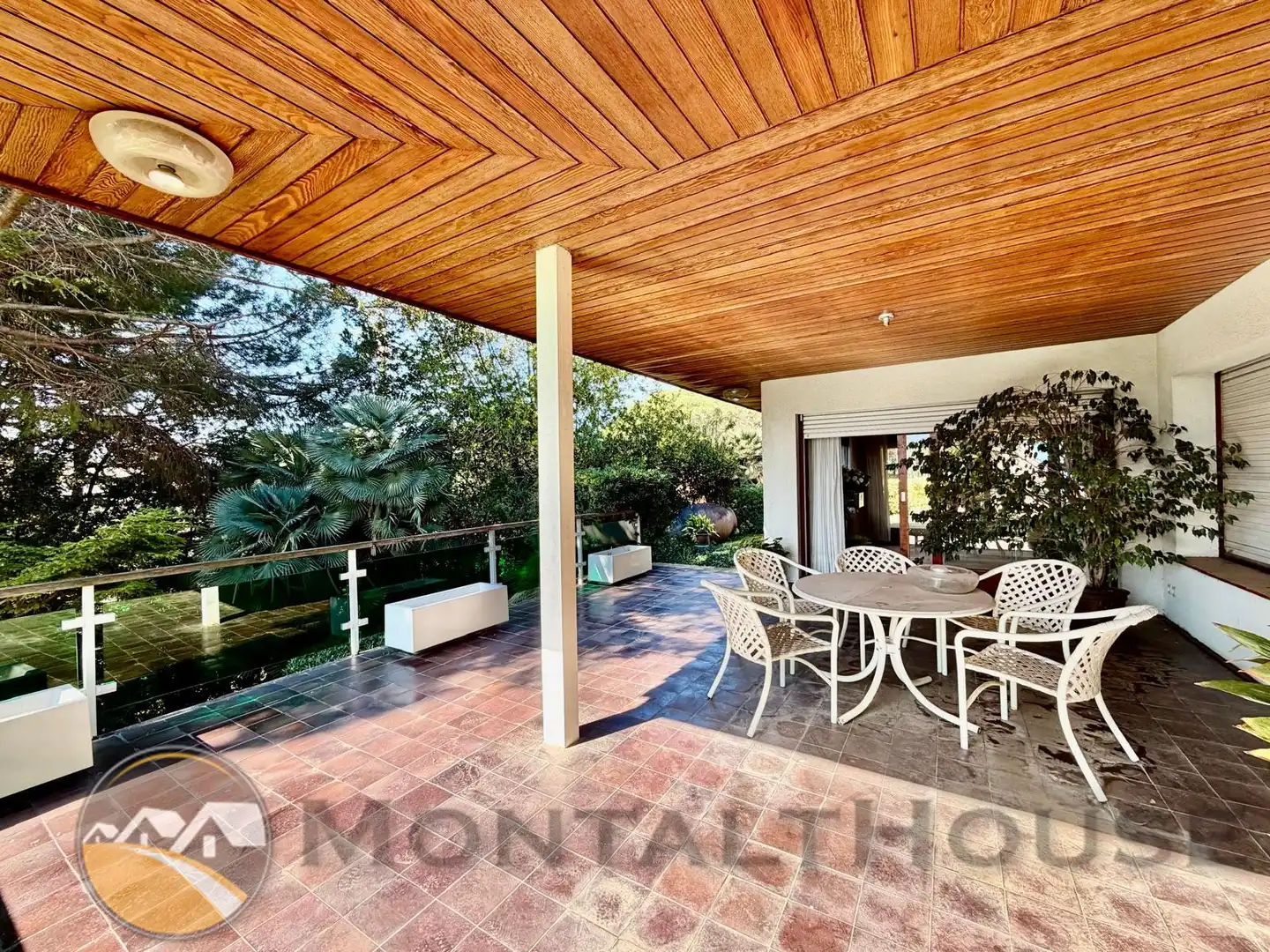 Terraza de Casa o chalet en venta en Sant Andreu de Llavaneres con Calefacción, Jardín privado y Parquet