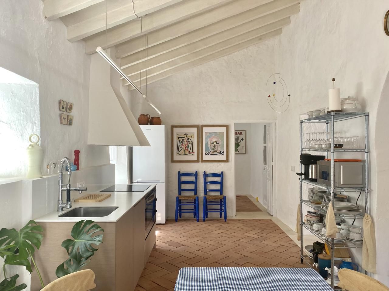 Kitchen of Country house to rent in Canillas de Aceituno  with Swimming Pool and Furnished