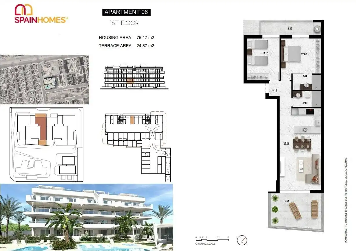 Apartament amb terrassa en venda a Orihuela Costa, imagen 40
