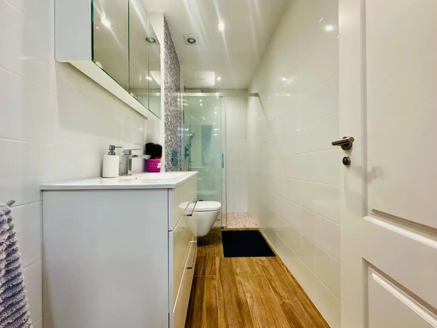 Bathroom of Houses for sale in Alcanar  with Air Conditioner, Private garden and Parquet flooring