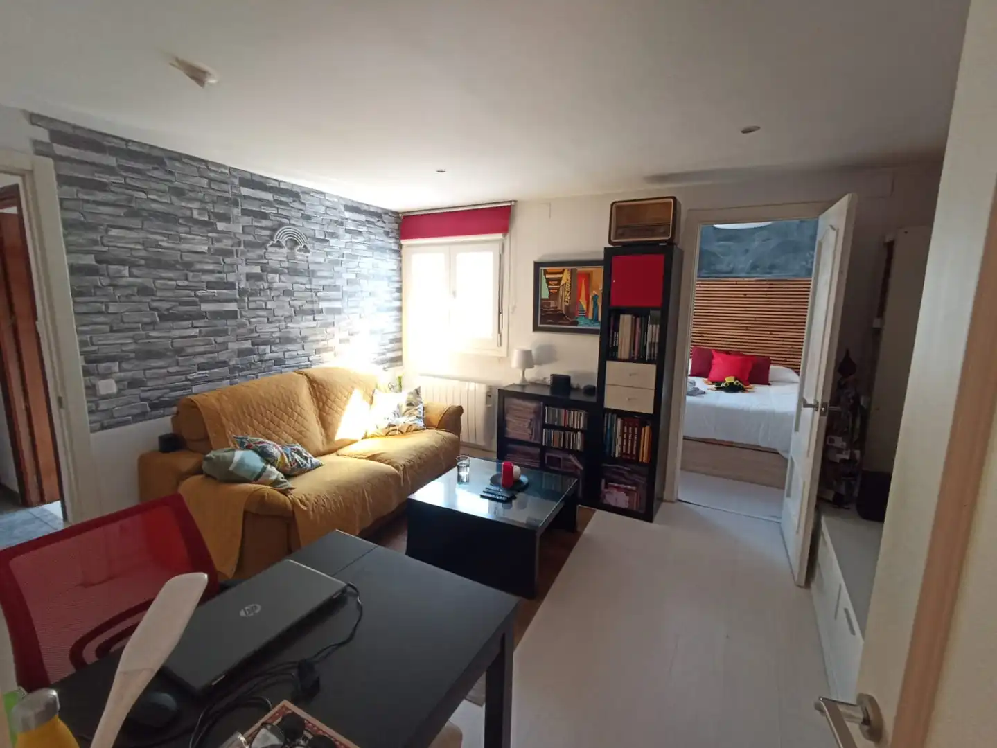 Sala de estar de Apartamento en venta en Madrid con Calefacción y Amueblado