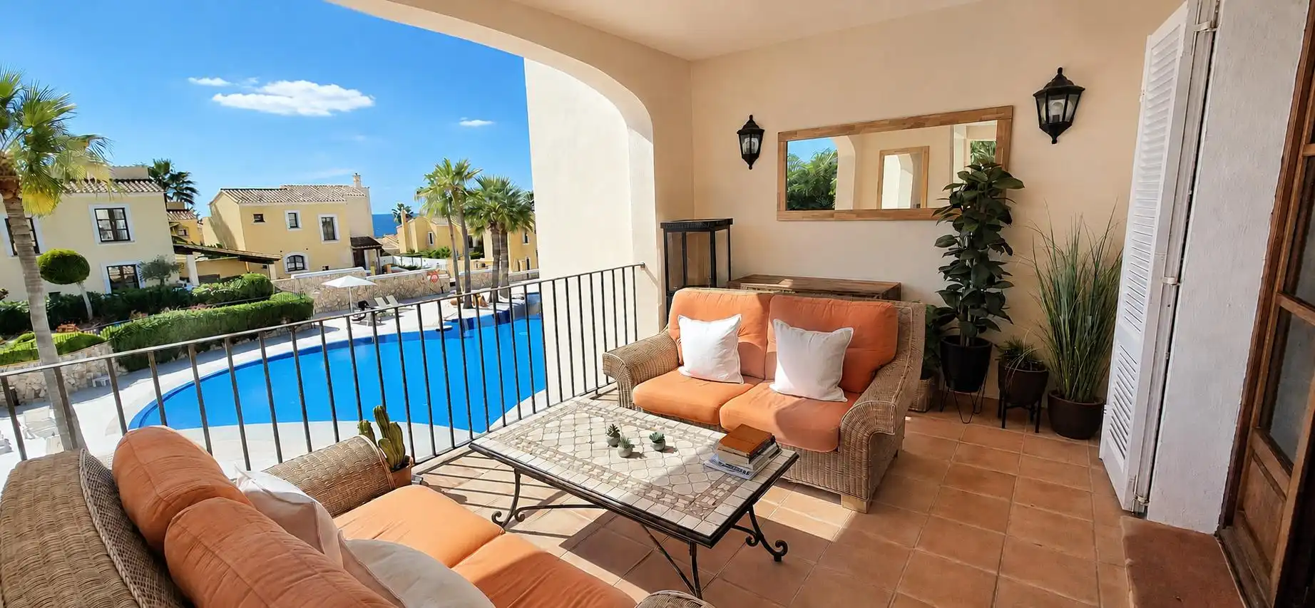 Terrace of Flat for sale in Calvià  with Air Conditioner, Heating and Private garden