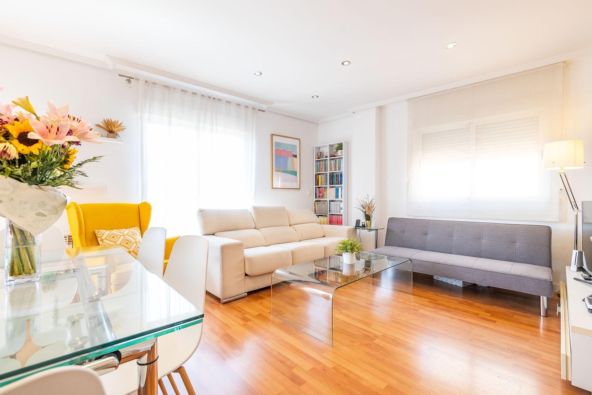 Sala d'estar de Àtic en venda en  Murcia Capital amb Aire condicionat, Calefacció i Terrassa