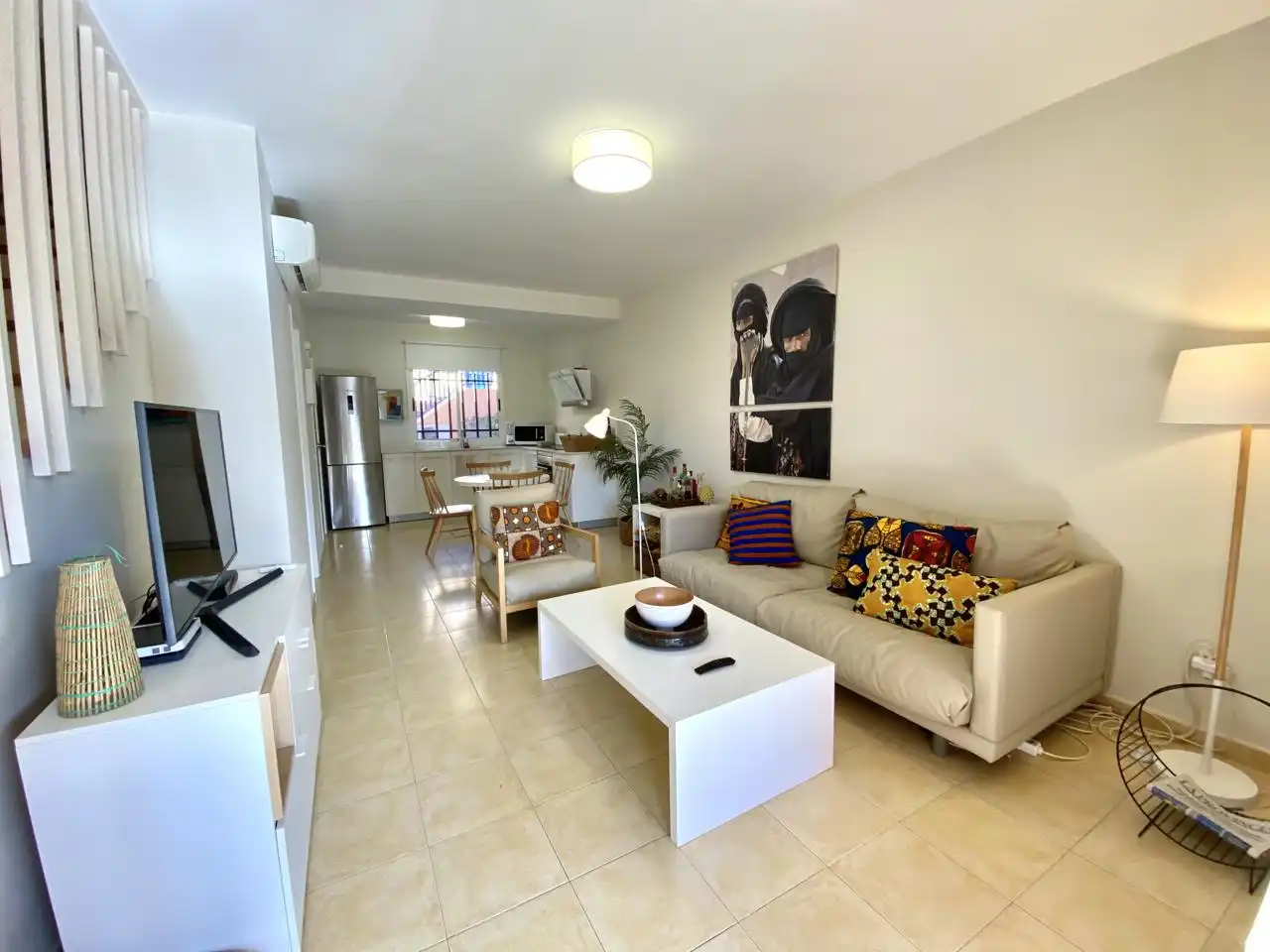 Sala d'estar de Casa adosada de lloguer en Maspalomas - Meloneras