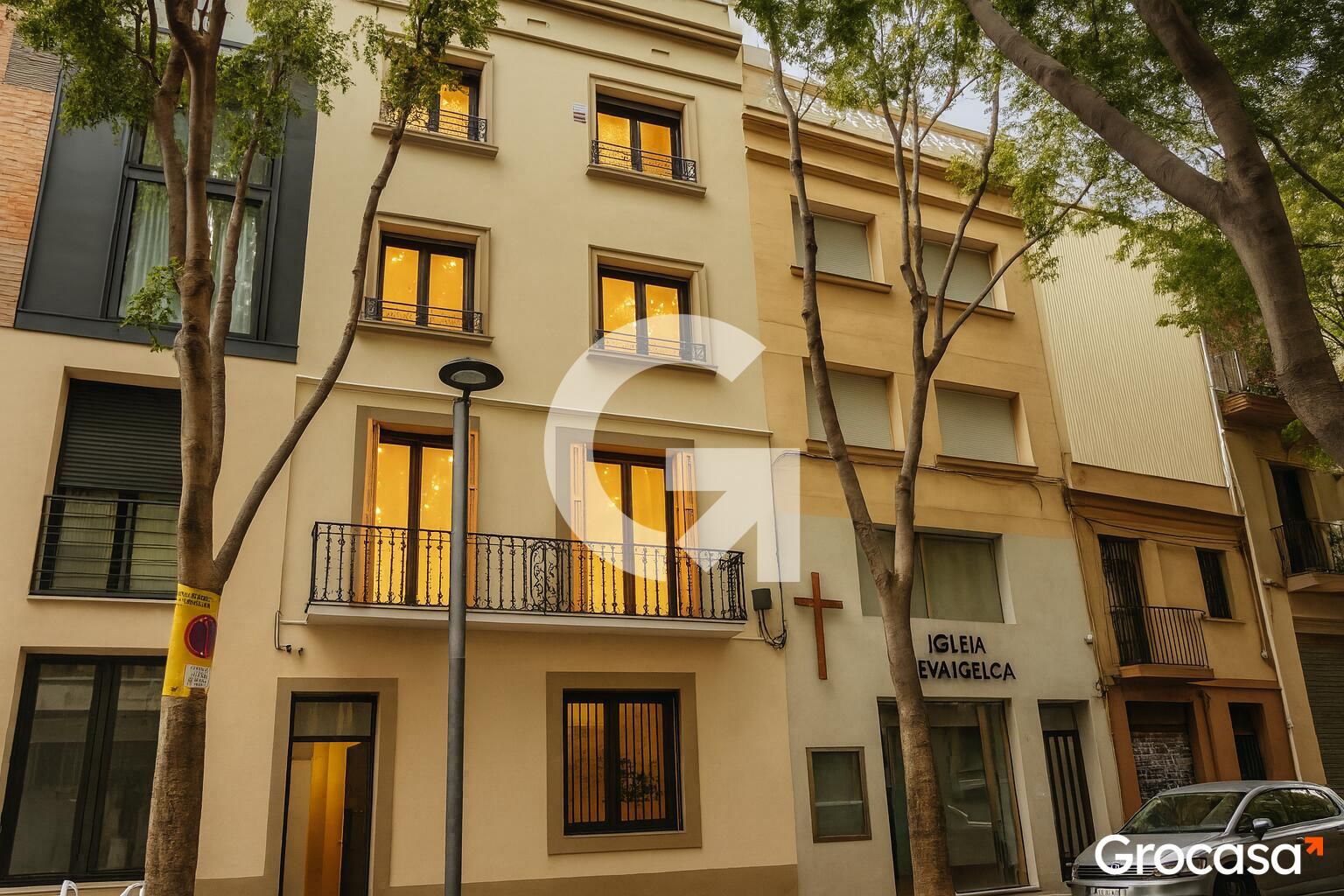 Vista exterior de Àtic en venda en  Barcelona Capital amb Aire condicionat, Calefacció i Terrassa