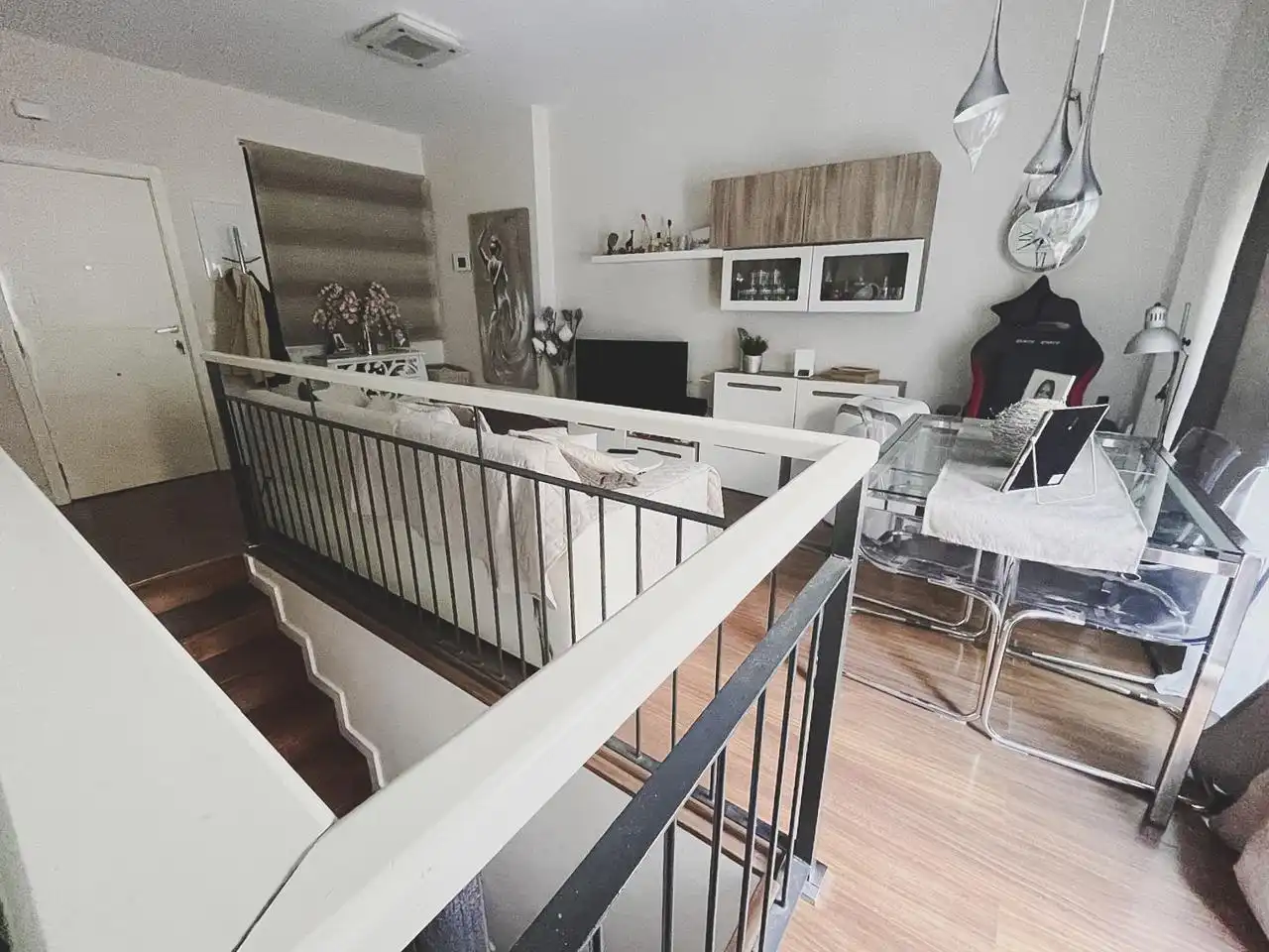 Sala de estar de Dúplex de alquiler en Cádiz con Terraza y Amueblado