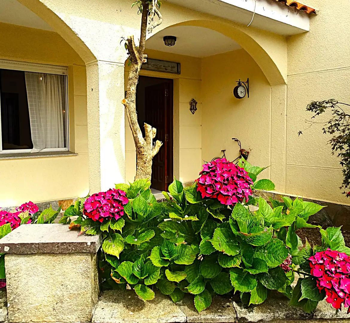 Jardín de Casa adosada en venta en Miño con Jardín privado, Parquet y Terraza