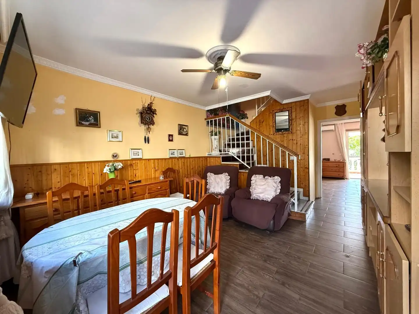 Living room of Detached homes for sale in Nerja  with Air Conditioner, Private garden and Terrace