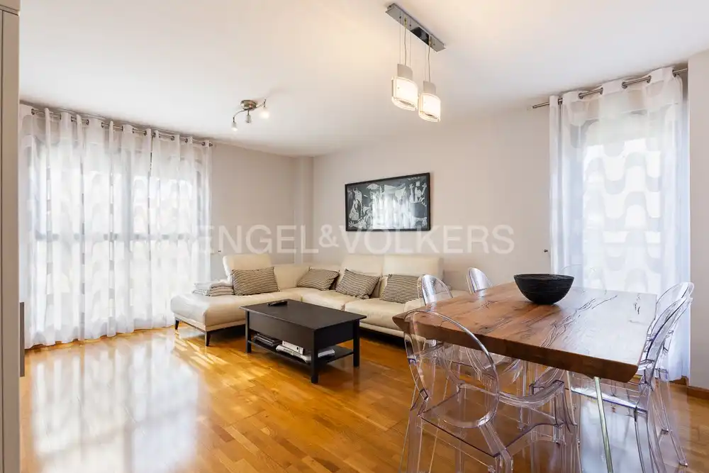 Sala de estar de Piso de alquiler en Valencia con Aire acondicionado, Calefacción y Parquet