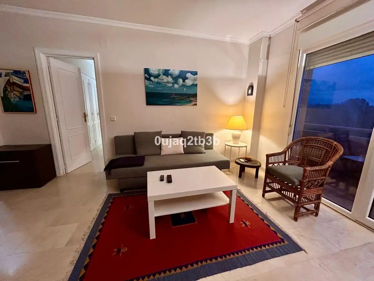 Living room of Apartments for sale in Estepona  with Air Conditioner, Terrace and Community pool