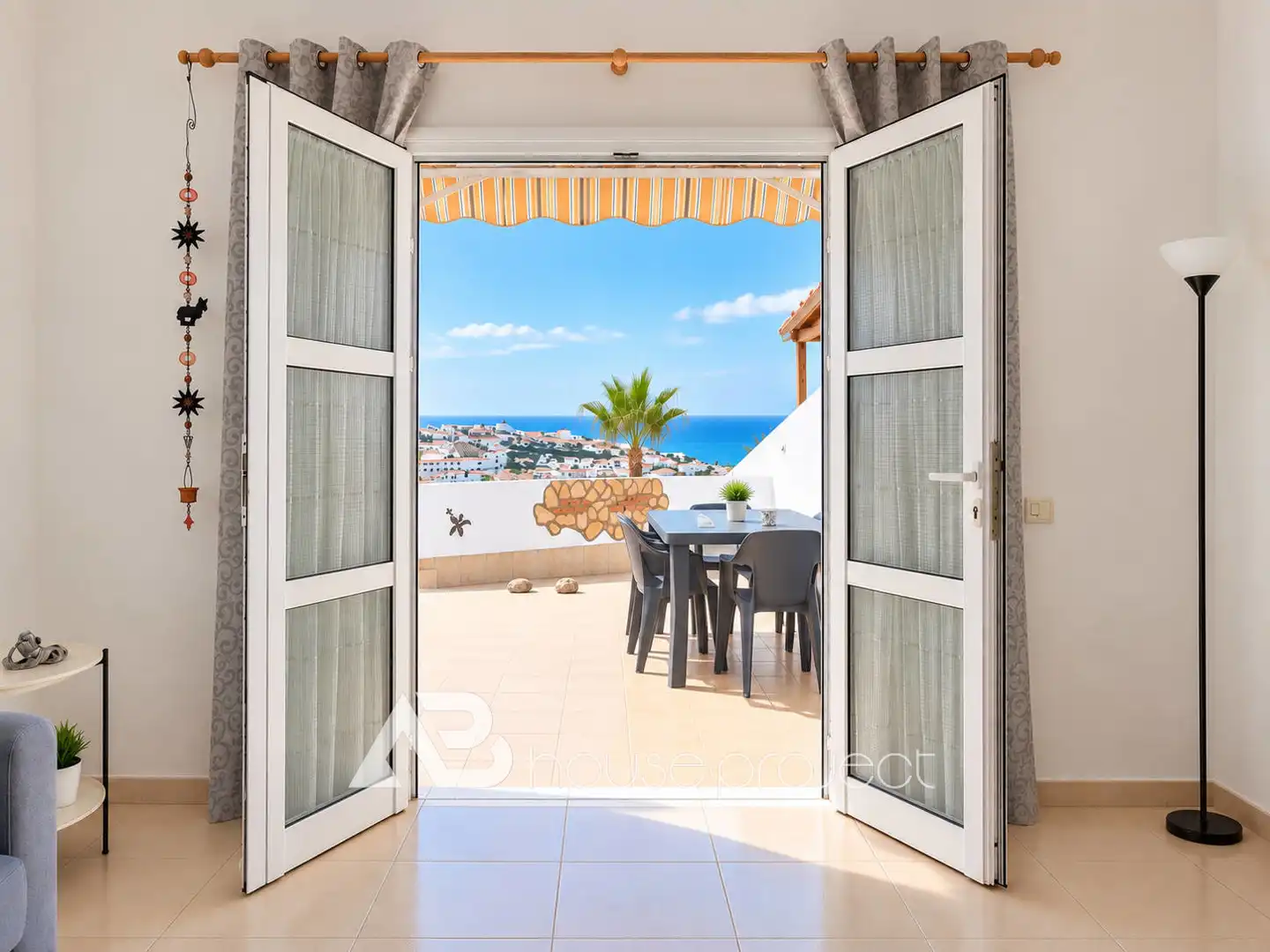 Terrace of Flat for rent in Adeje  with Private garden, Terrace and Furnished