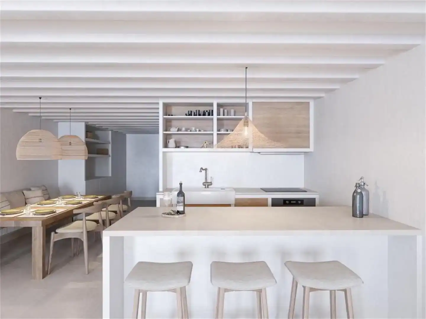 Cocina de Casa adosada en venta en Maó - Mahón con Aire acondicionado