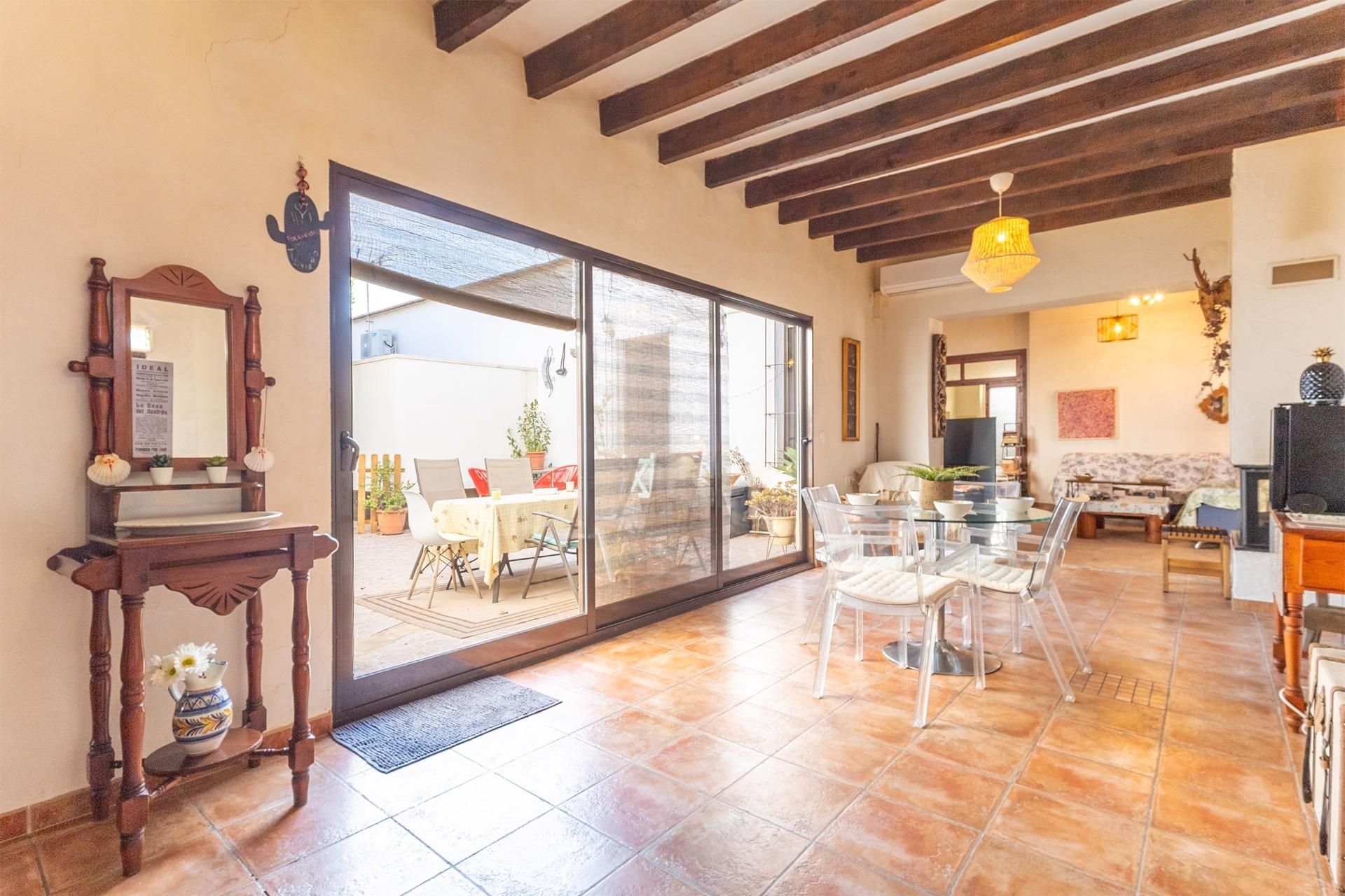 Dining room of House or chalet for sale in Alicante / Alacant  with Air Conditioner, Terrace and Alarm