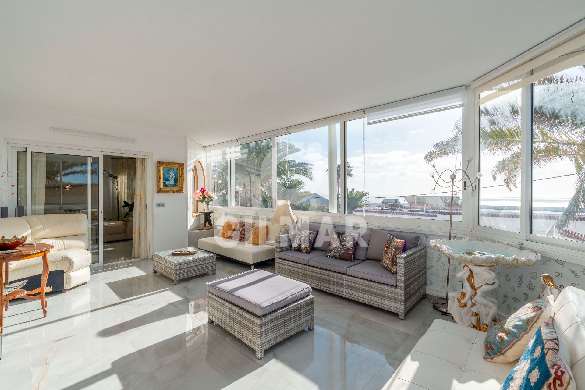 Living room of Houses for sale in Granadilla de Abona  with Private garden, Furnished and Oven