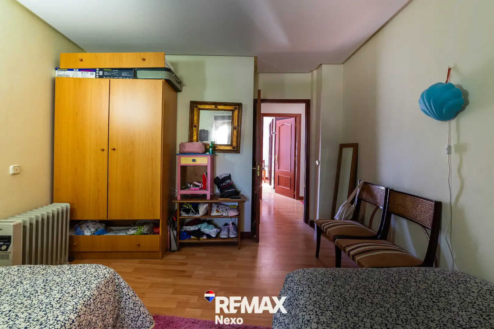 Dormitori de Casa adosada en venda en Wamba amb Calefacció, Jardí privat i Terrassa