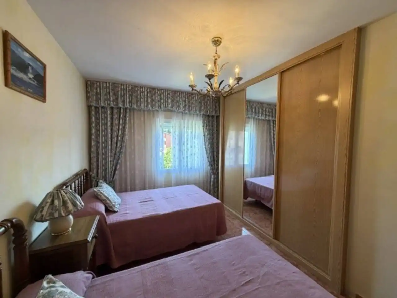 Bedroom of Flat for rent in Buitrago del Lozoya  with Heating and Furnished