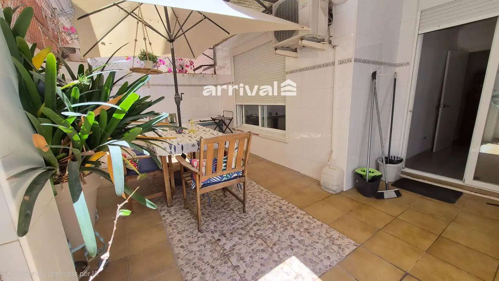 Terrasse von Wohnung zur Miete in Valencia mit Klimaanlage, Heizung und Terrasse