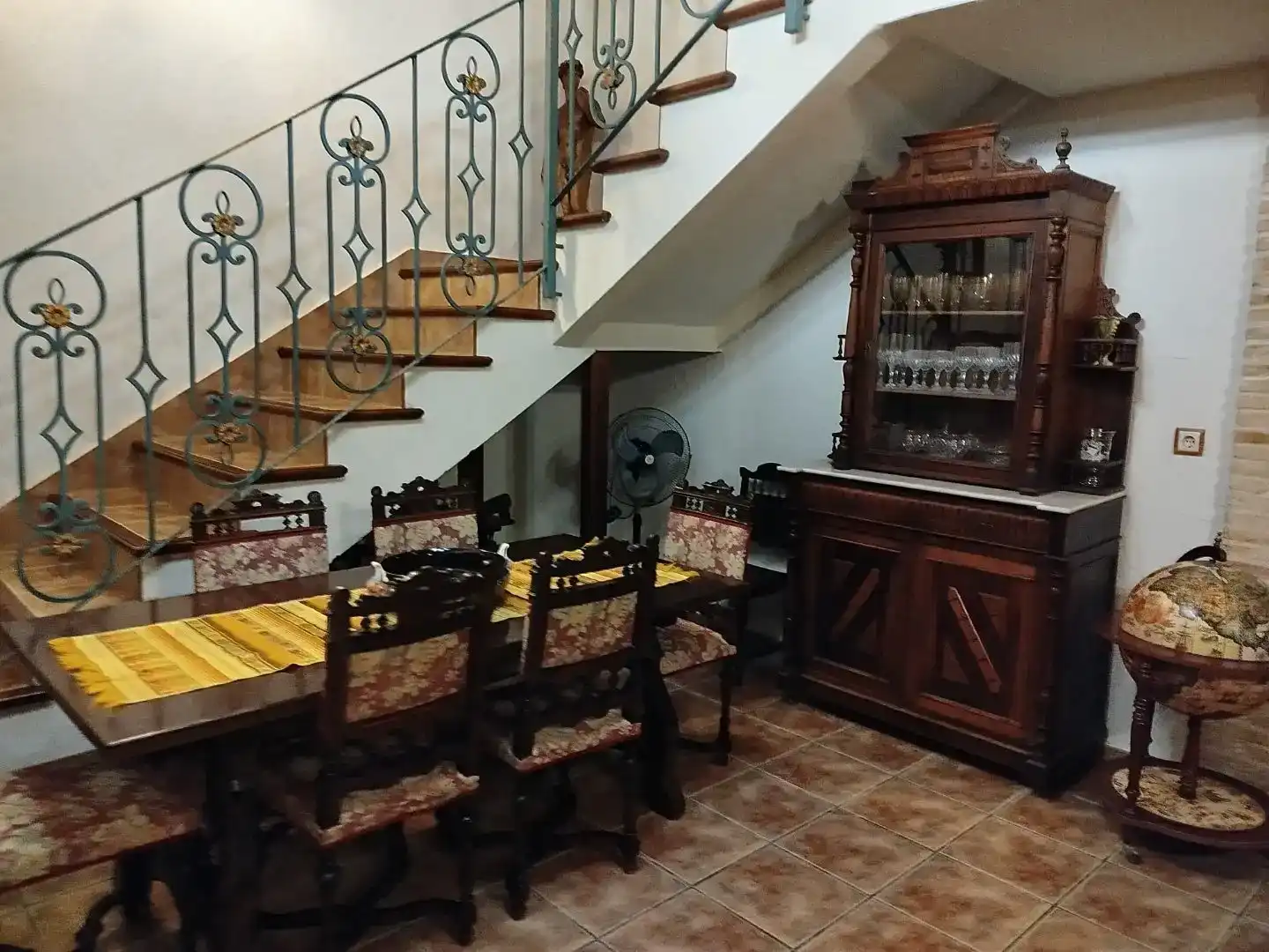 Menjador de Casa o xalet de lloguer en Lorquí amb Aire condicionat, Jardí privat i Moblat