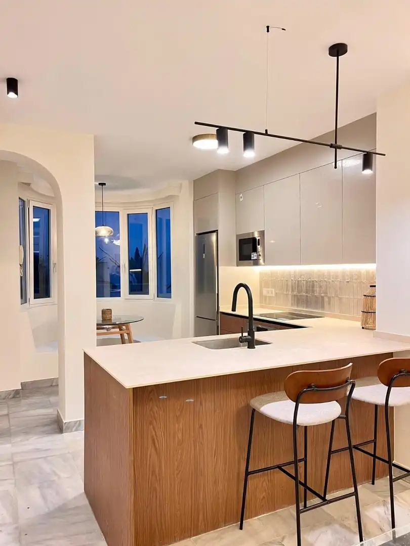 Küche von Maisonette zum Verkauf in Marbella mit Klimaanlage, Heizung und Terrasse