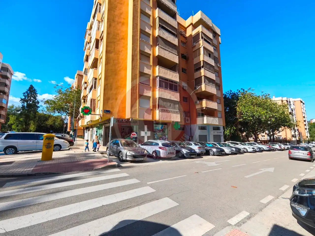 Außenansicht von Wohnung zum Verkauf in Málaga mit Klimaanlage, Terrasse und Alarm