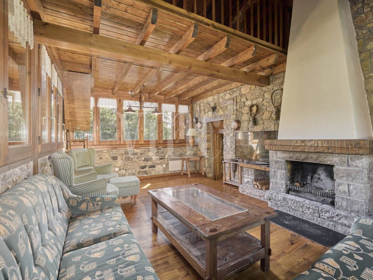 Living room of House or chalet for sale in Isòvol  with Heating, Private garden and Parquet flooring