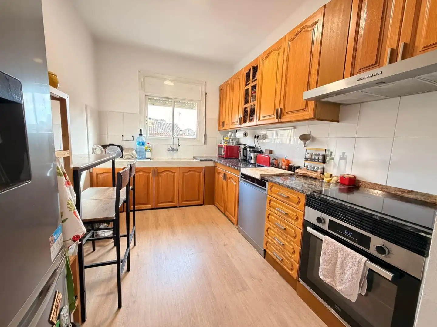 Kitchen of Flat for sale in Granollers  with Air Conditioner, Heating and Parquet flooring