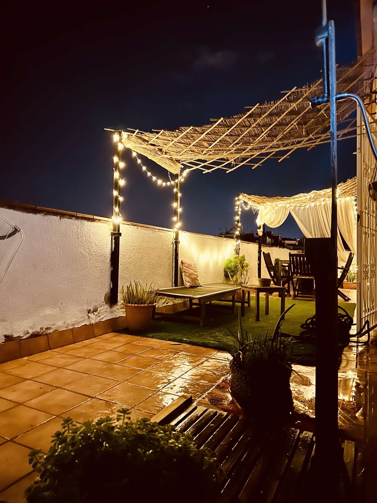 Terrace of Study to share in  Barcelona Capital  with Air Conditioner, Heating and Terrace