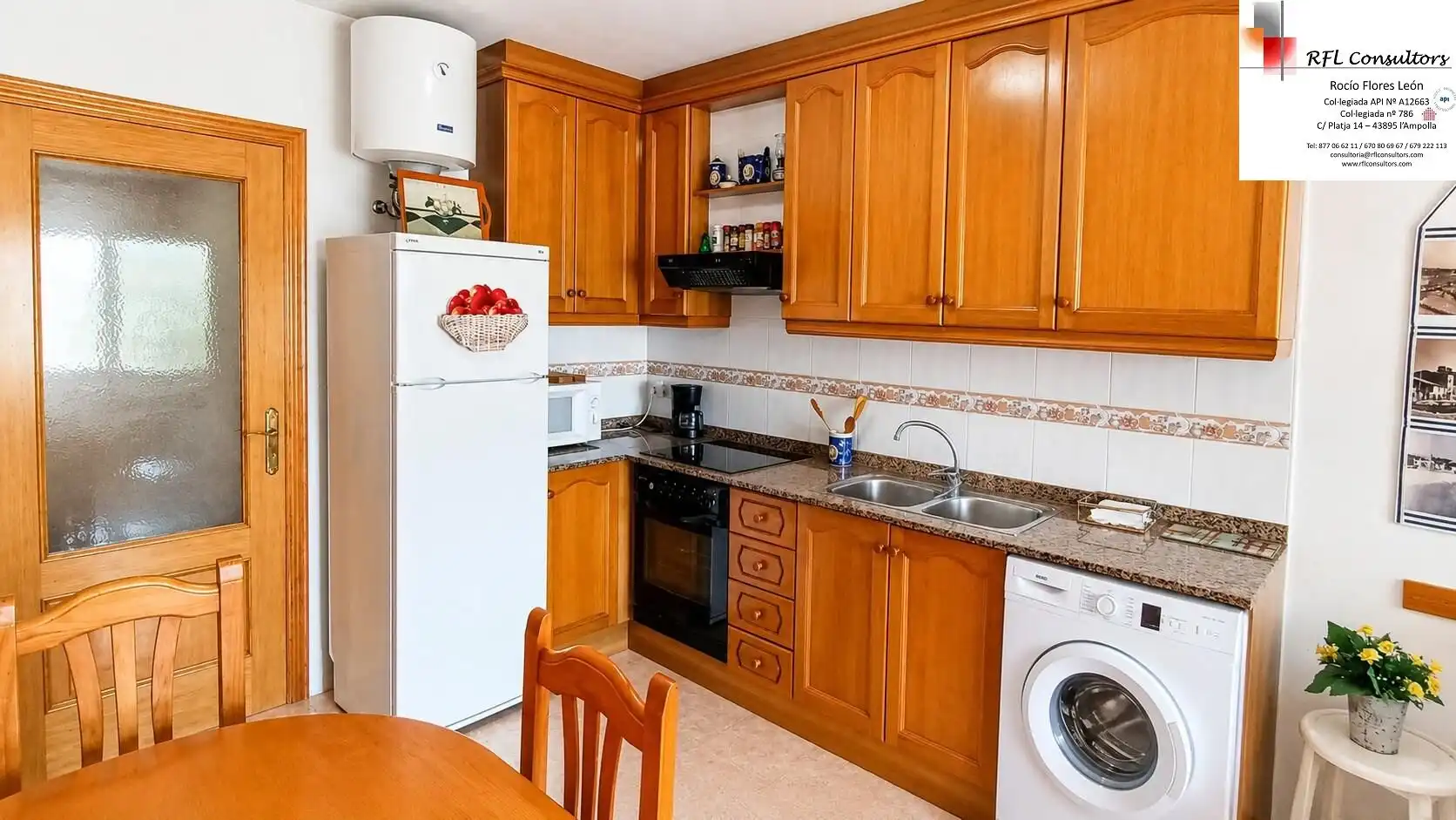 Küche von Wohnungen zum Verkauf in Torreblanca mit Privatgarten, Terrasse und Abstellraum