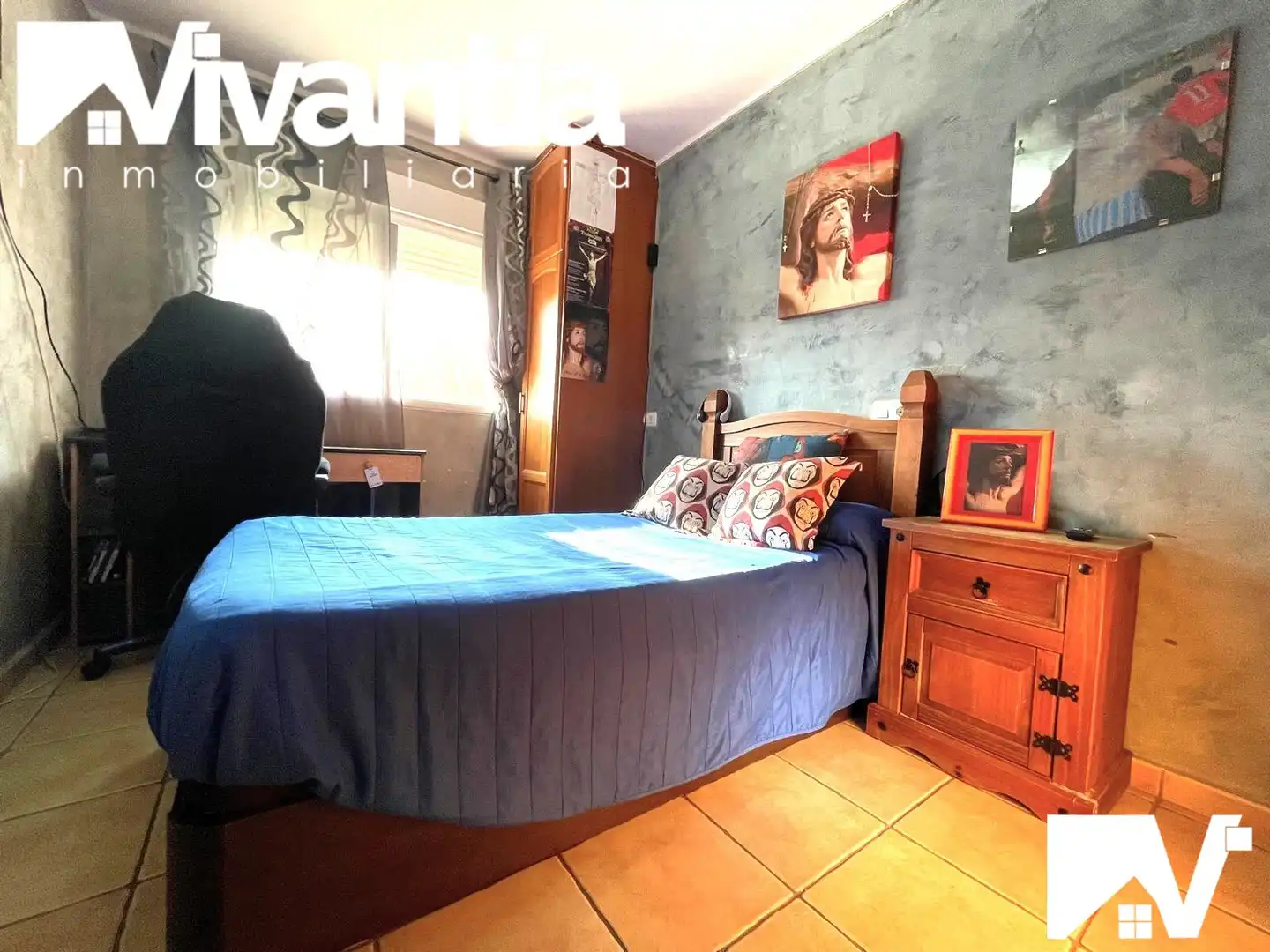 Schlafzimmer von Wohnung zum Verkauf in Lorca mit Klimaanlage, Heizung und Abstellraum