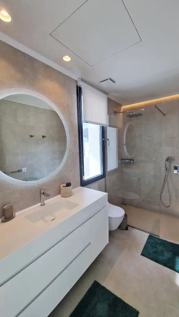 Baño de Casa o chalet en venta en Mijas con Aire acondicionado, Jardín privado y Terraza