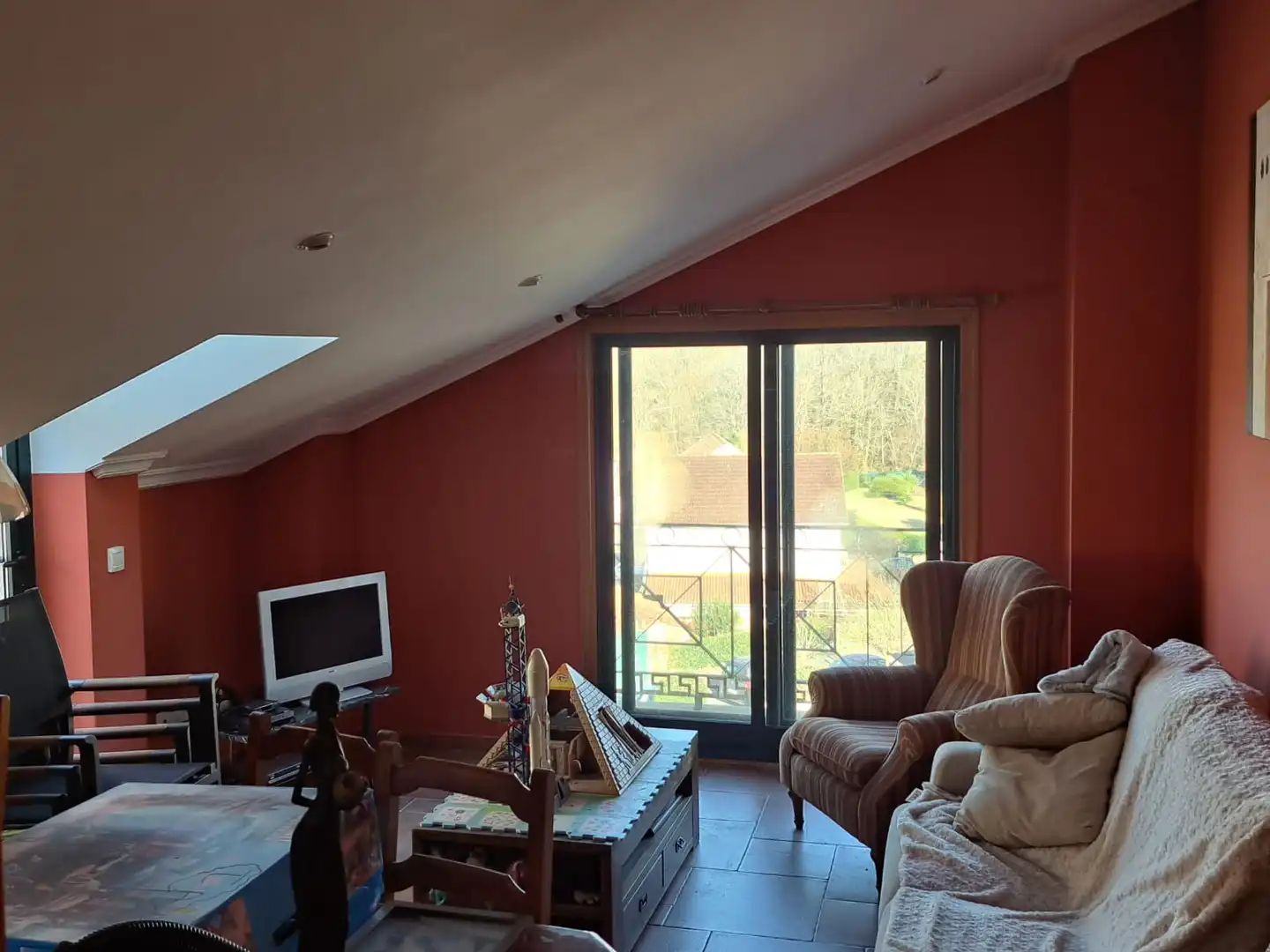 Living room of Attic for sale in Mondariz-Balneario  with Terrace, Storage room and Furnished