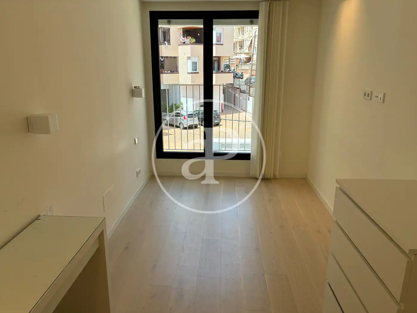 Schlafzimmer von Dachboden zur Miete in  Palma de Mallorca mit Klimaanlage, Heizung und Terrasse