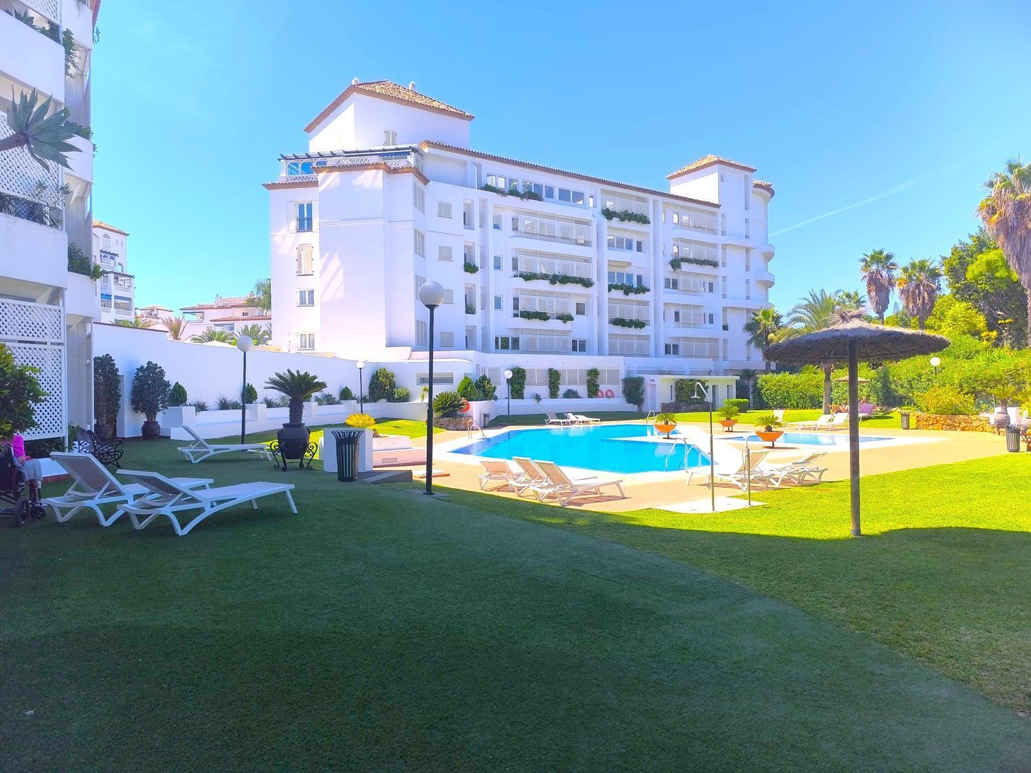 Exterior view of Flat for rent in Marbella  with Private garden, Terrace and Storage room